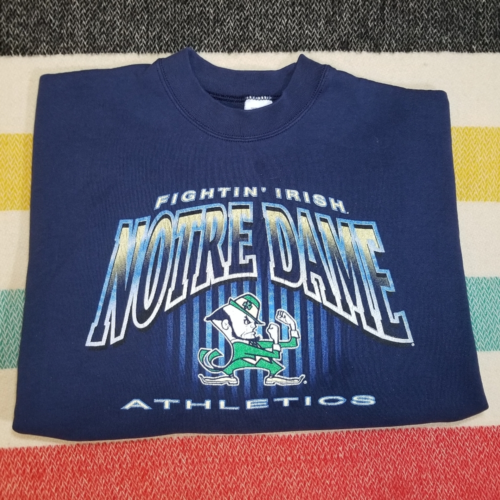 VTG Notre Dame Athletics Pullover Sweater